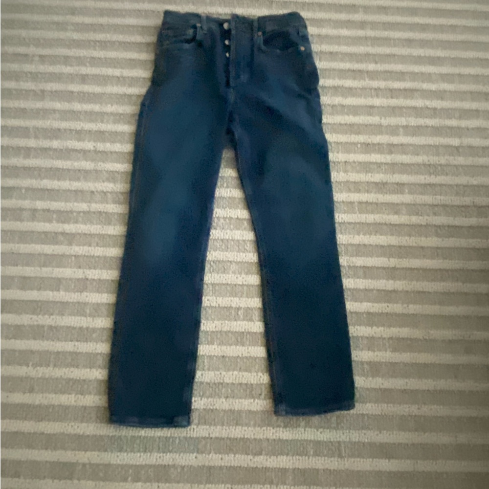 Citizens Of Humanity Dark Blue Straight Leg Jeans